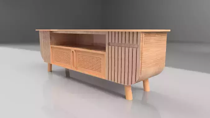 MODERN TV TABLE 3D MODEL