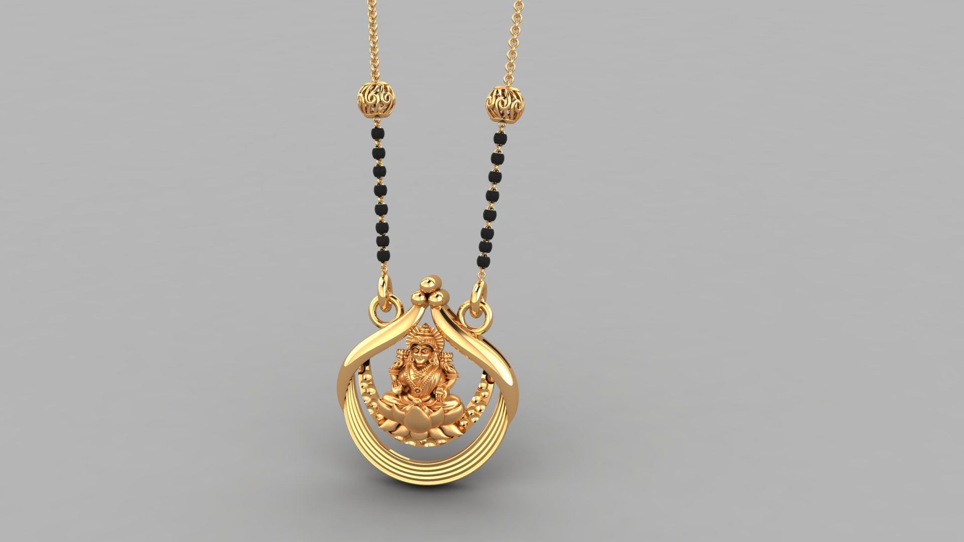 God Mangalsutra Collection STL  3DM Files Available 3D print model_7