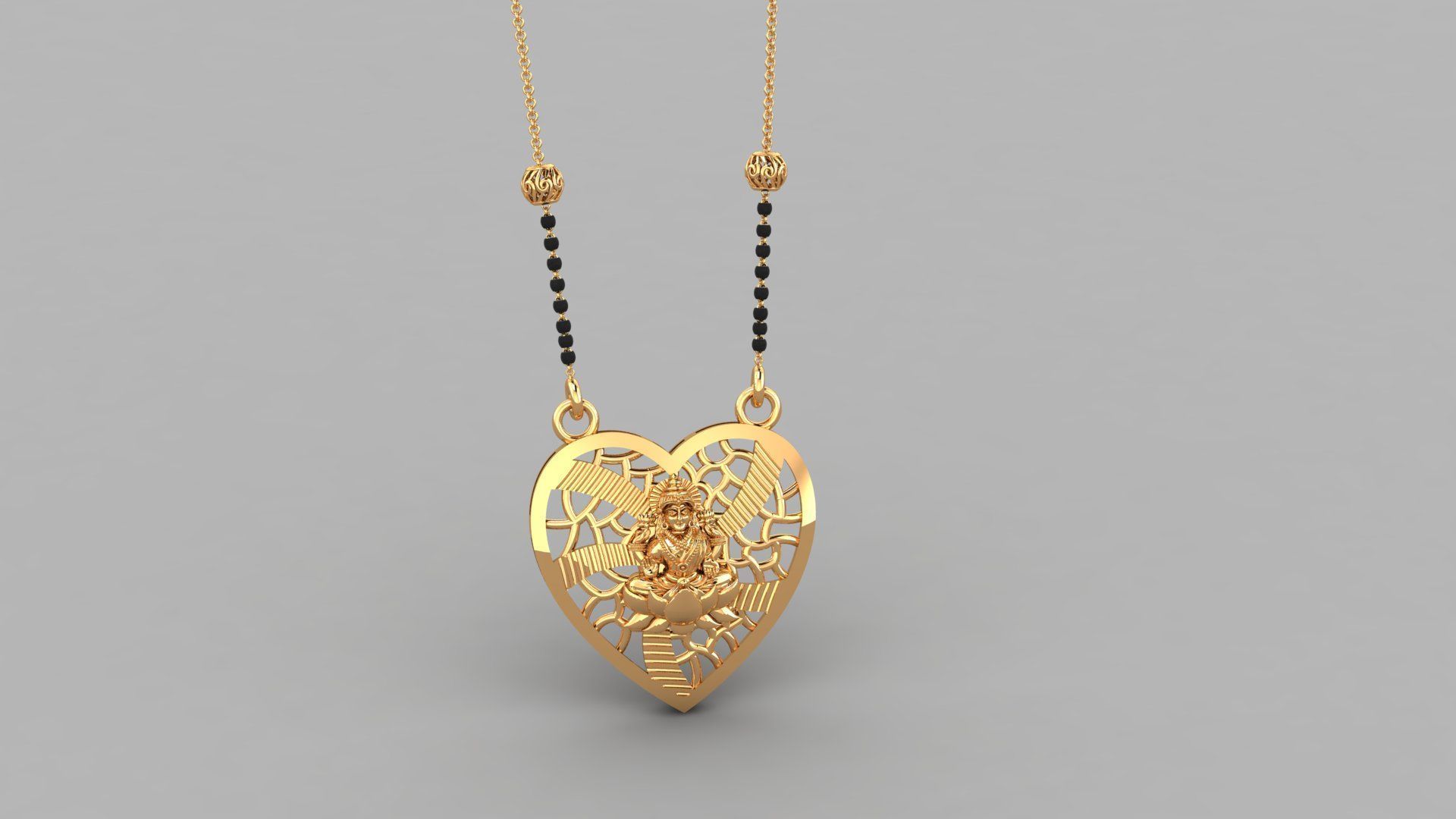 God Mangalsutra Collection STL  3DM Files Available 3D print model_14