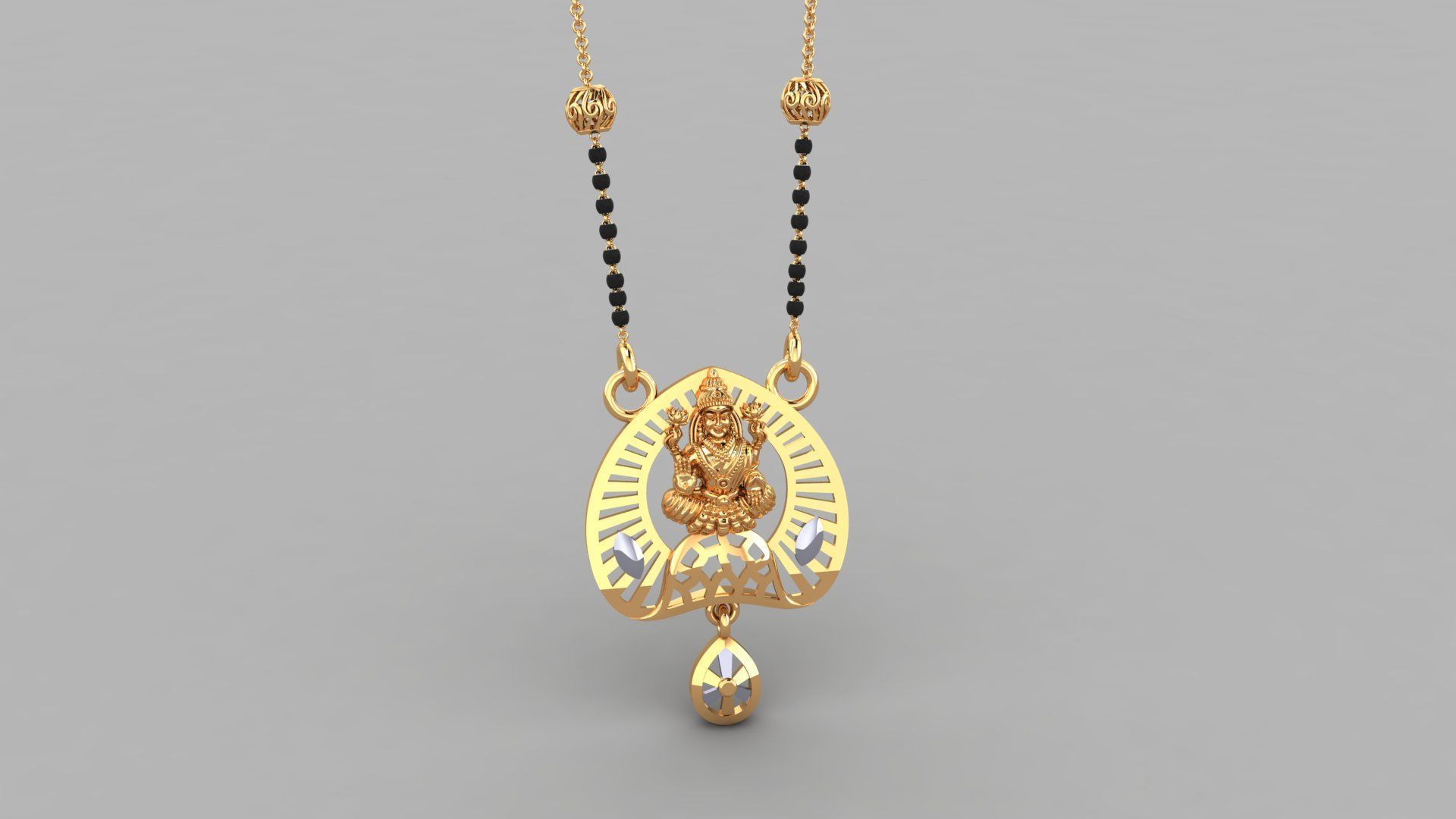 God Mangalsutra Collection STL  3DM Files Available 3D print model_33