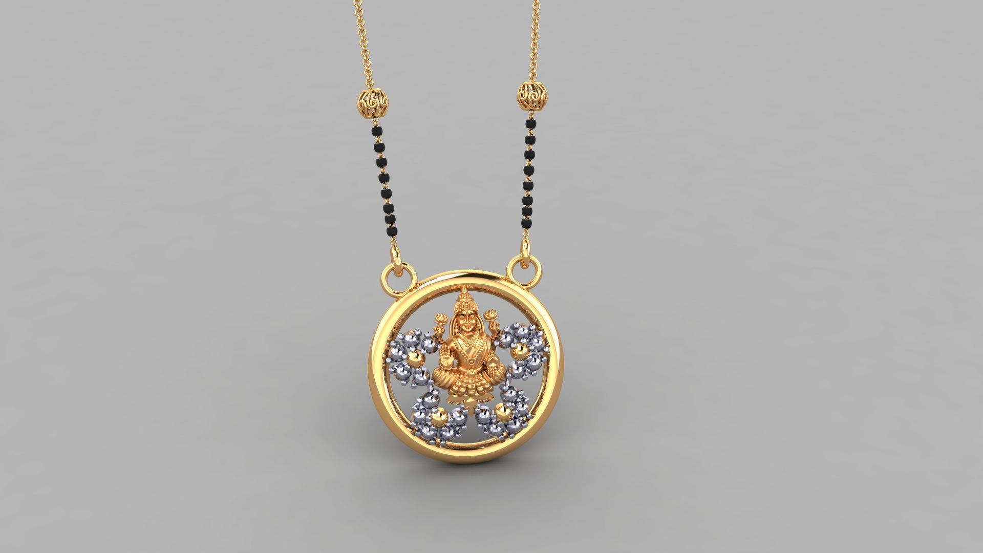 God Mangalsutra Collection STL  3DM Files Available 3D print model_32