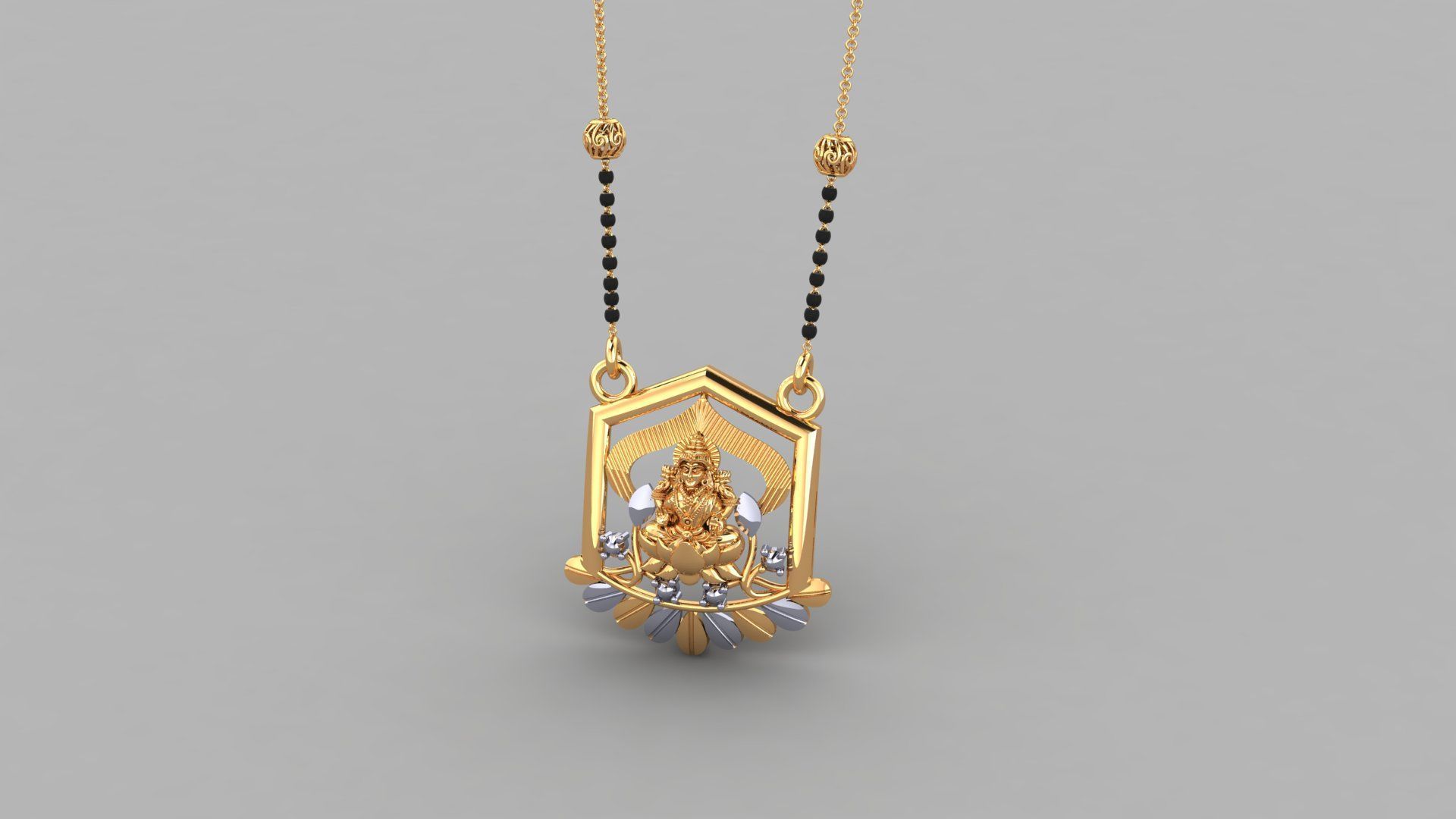 God Mangalsutra Collection STL  3DM Files Available 3D print model_31