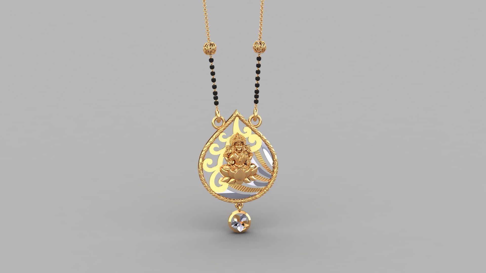 God Mangalsutra Collection STL  3DM Files Available 3D print model_36