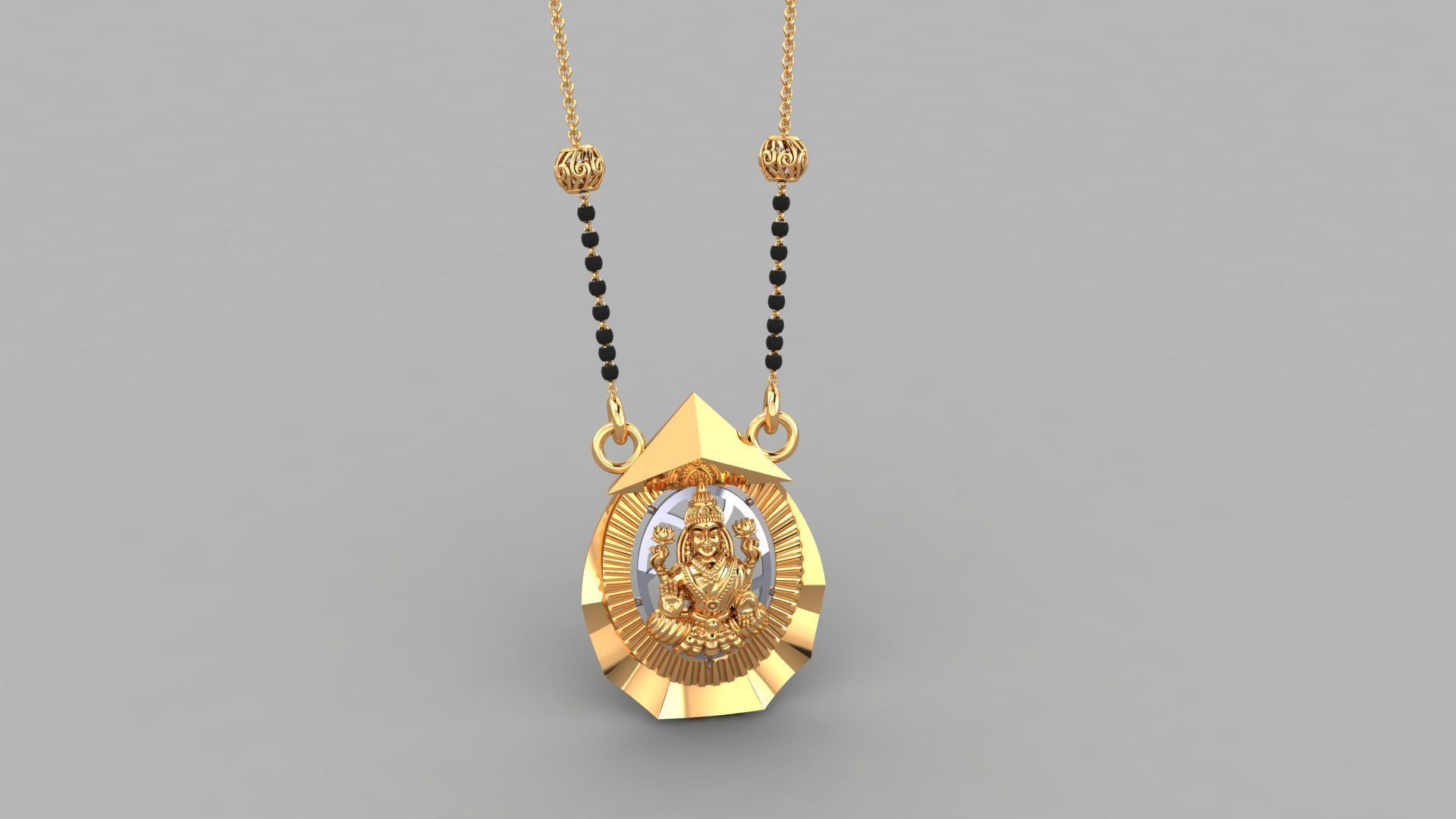 God Mangalsutra Collection STL  3DM Files Available 3D print model_18