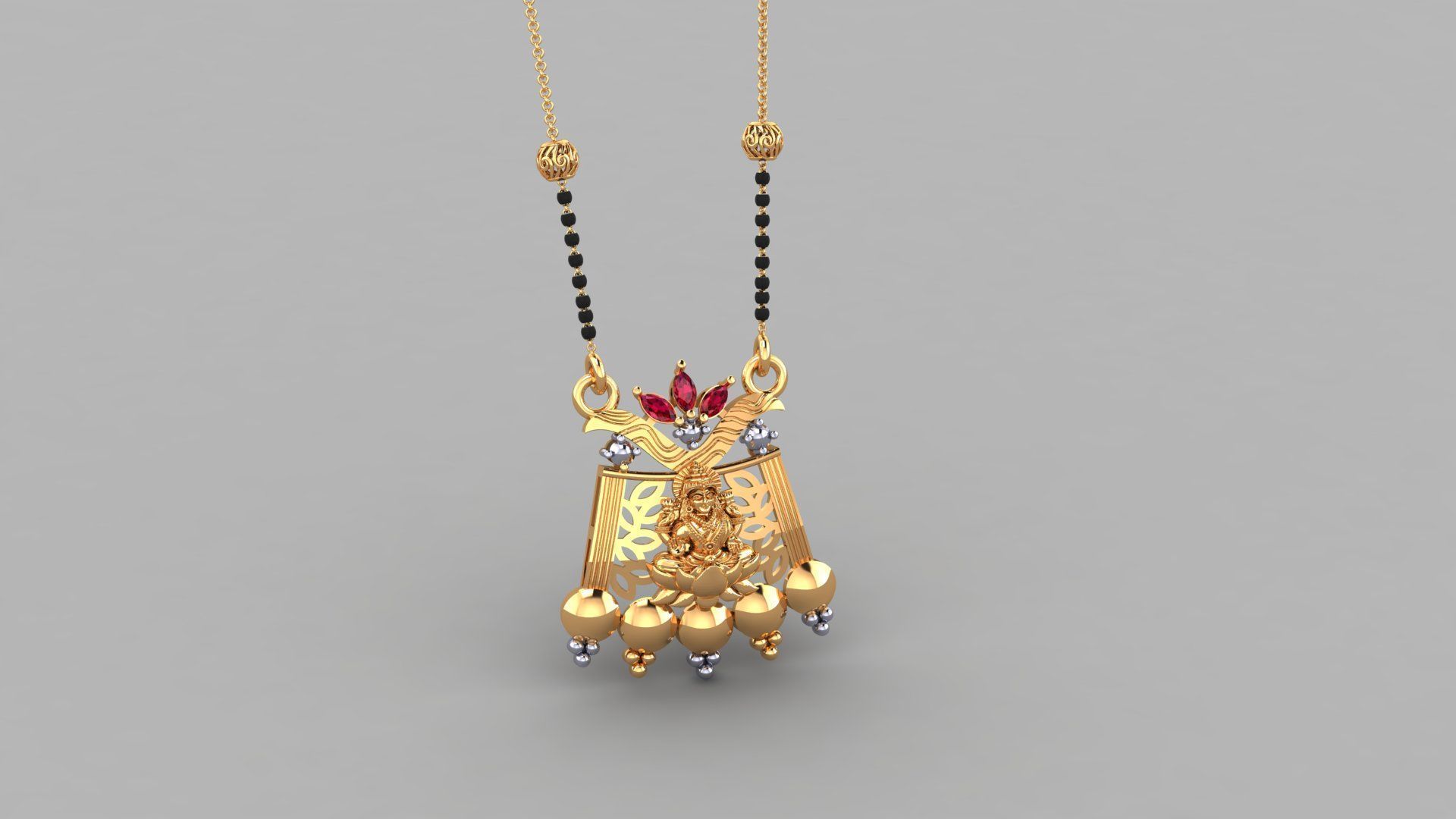 God Mangalsutra Collection STL  3DM Files Available 3D print model_41
