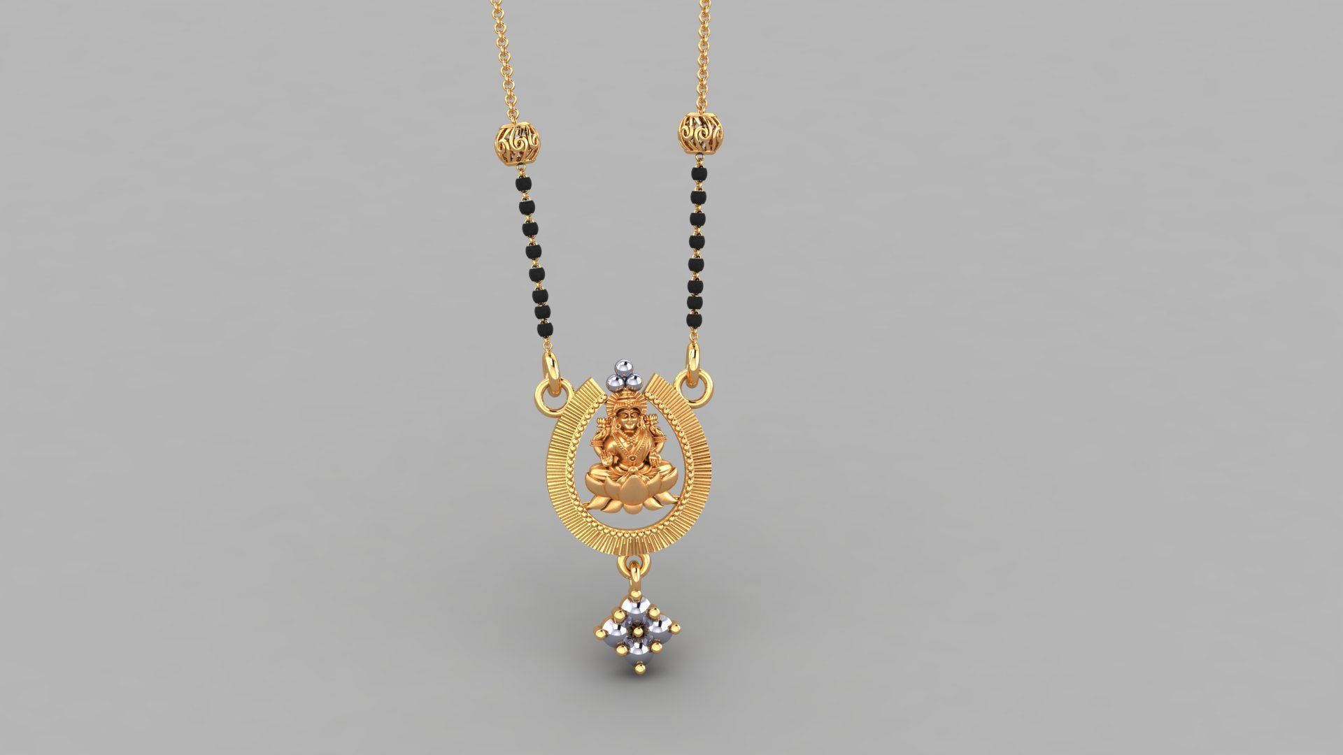 God Mangalsutra Collection STL  3DM Files Available 3D print model_10