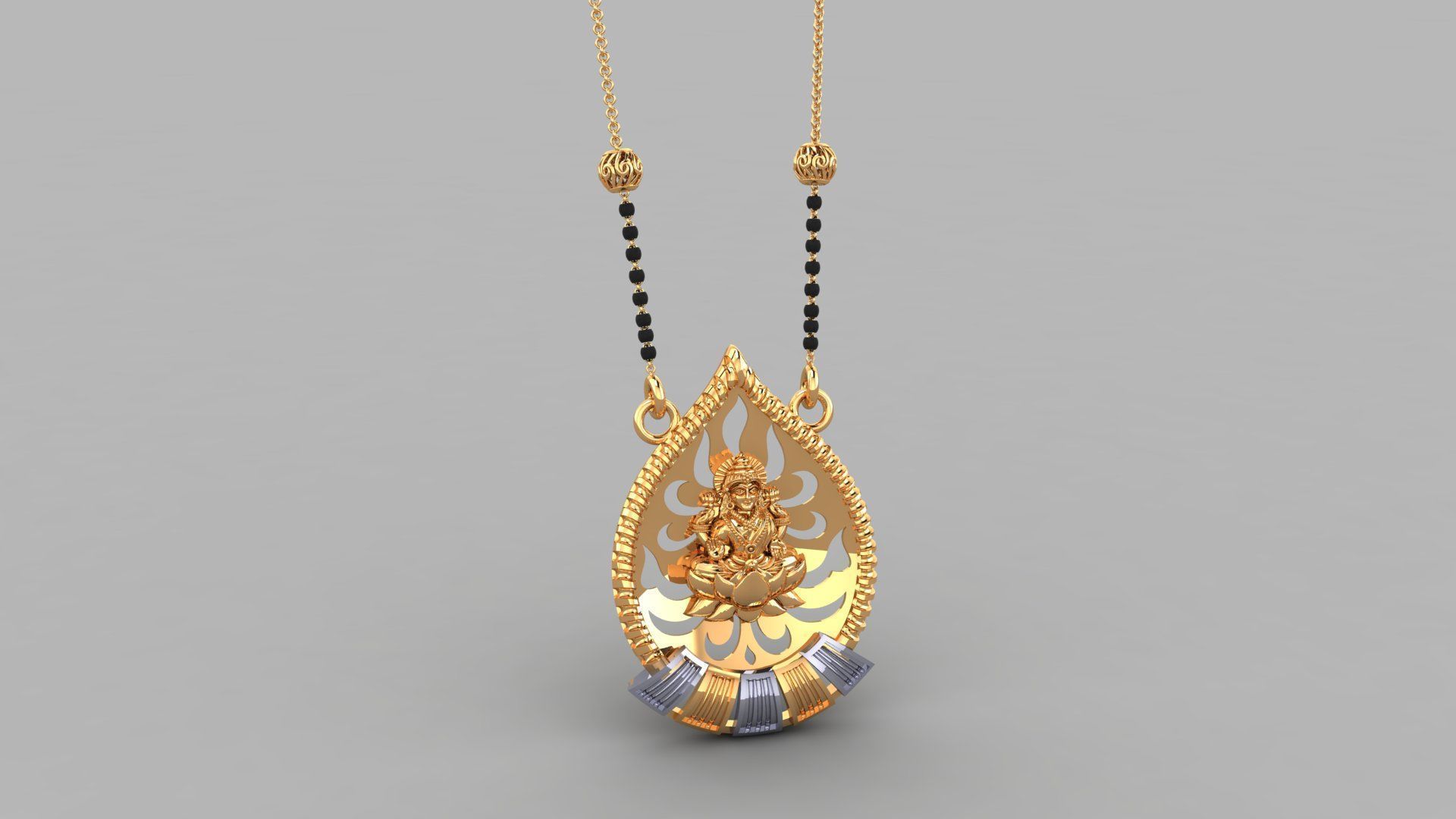 God Mangalsutra Collection STL  3DM Files Available 3D print model_27