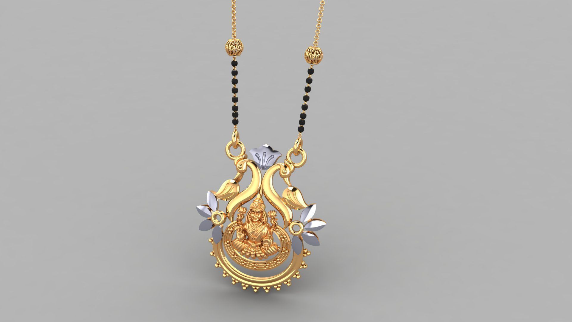 God Mangalsutra Collection STL  3DM Files Available 3D print model_8