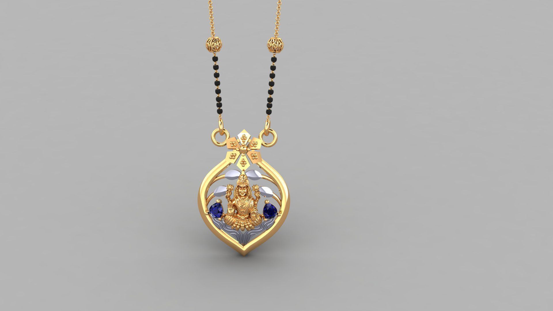 God Mangalsutra Collection STL  3DM Files Available 3D print model_37