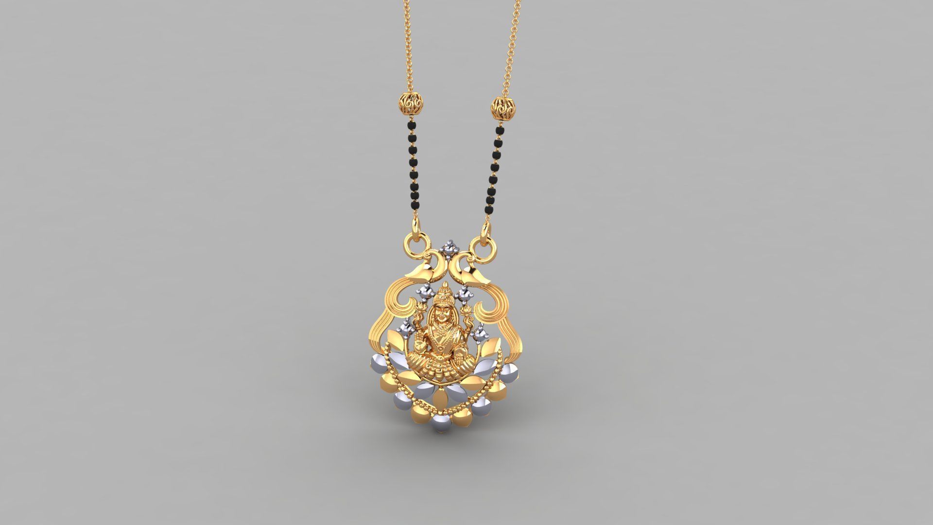 God Mangalsutra Collection STL  3DM Files Available 3D print model_13