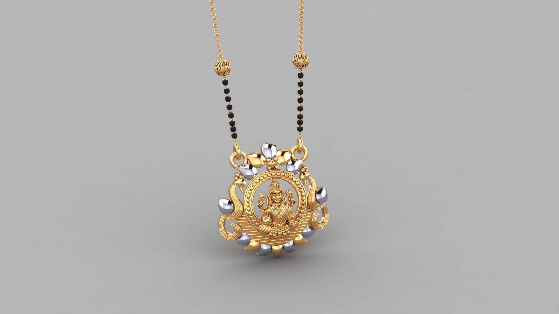 God Mangalsutra Collection STL  3DM Files Available 3D print model_11