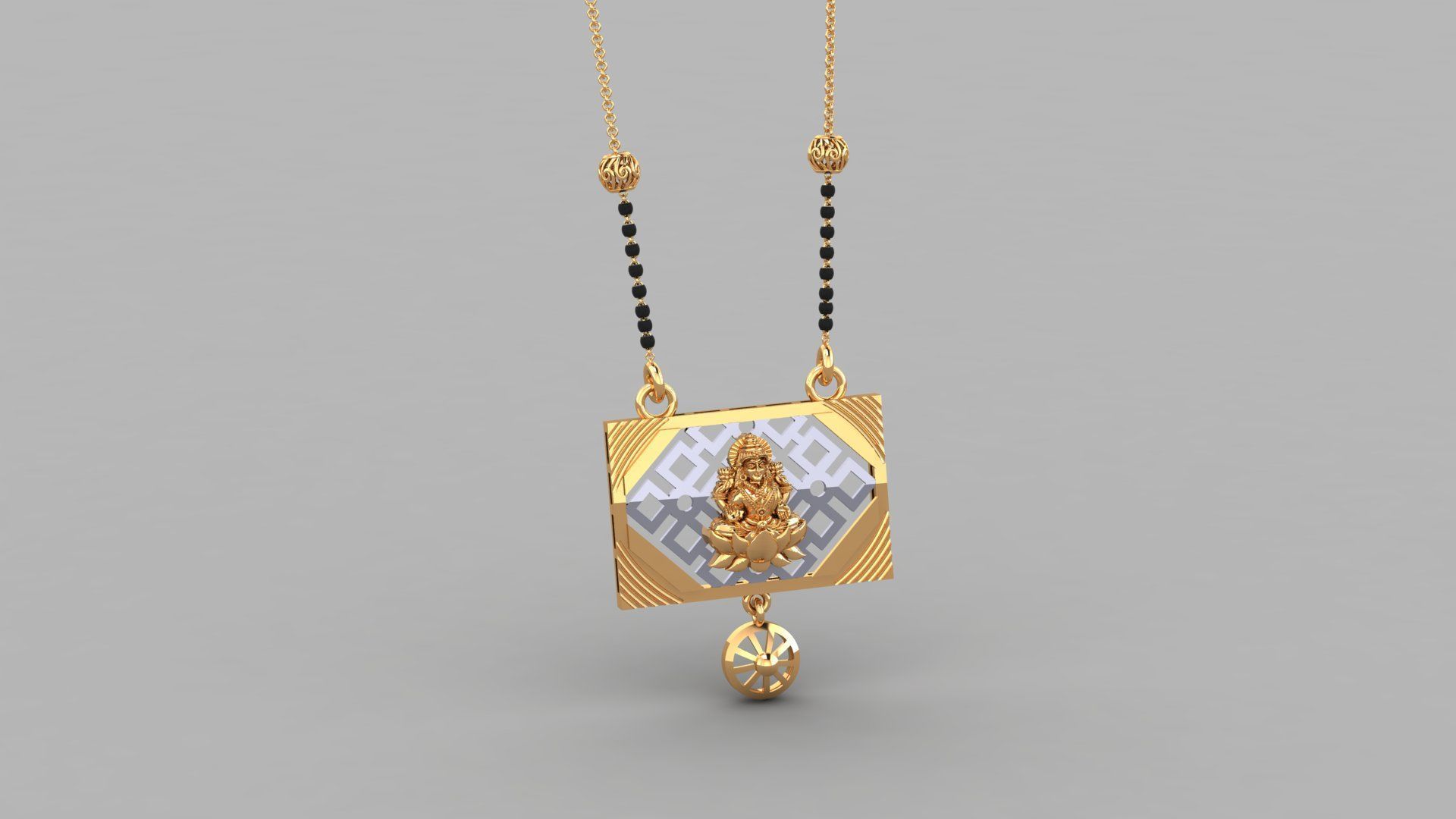 God Mangalsutra Collection STL  3DM Files Available 3D print model_23