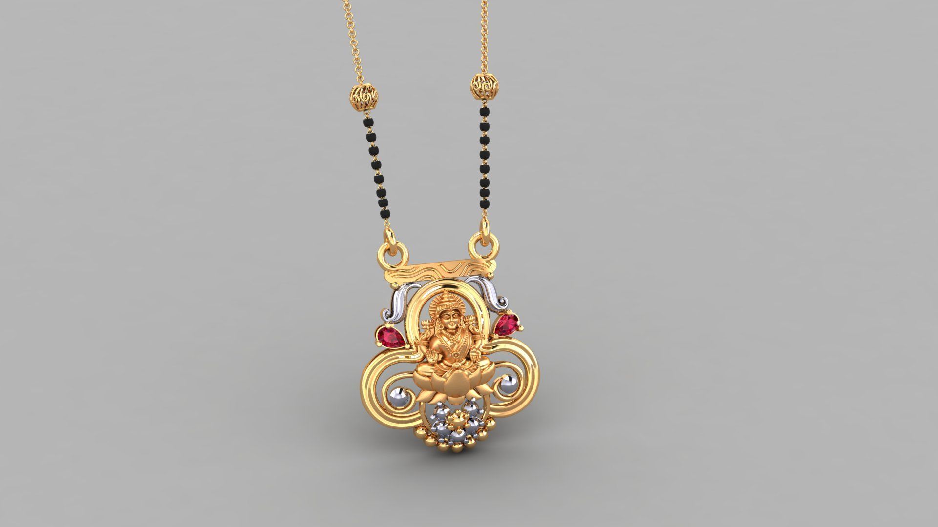 God Mangalsutra Collection STL  3DM Files Available 3D print model_9