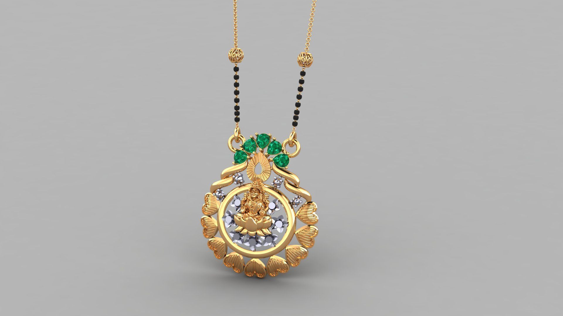 God Mangalsutra Collection STL  3DM Files Available 3D print model_17