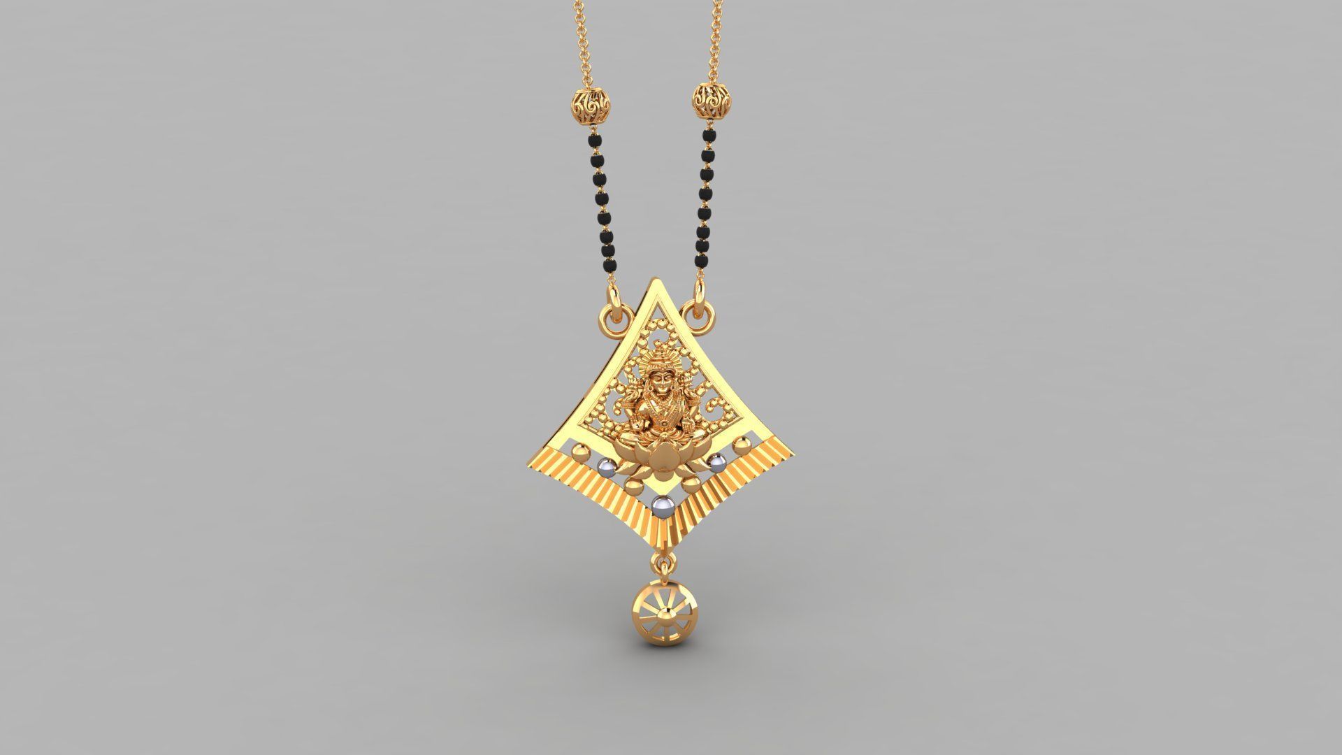 God Mangalsutra Collection STL  3DM Files Available 3D print model_42