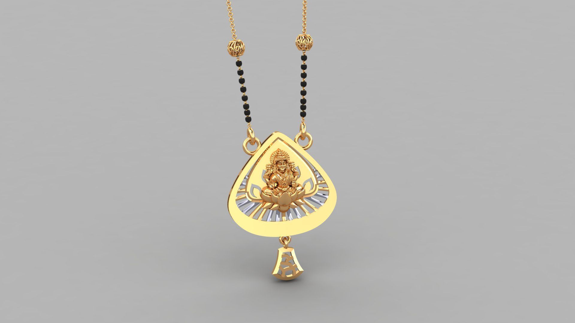 God Mangalsutra Collection STL  3DM Files Available 3D print model_30