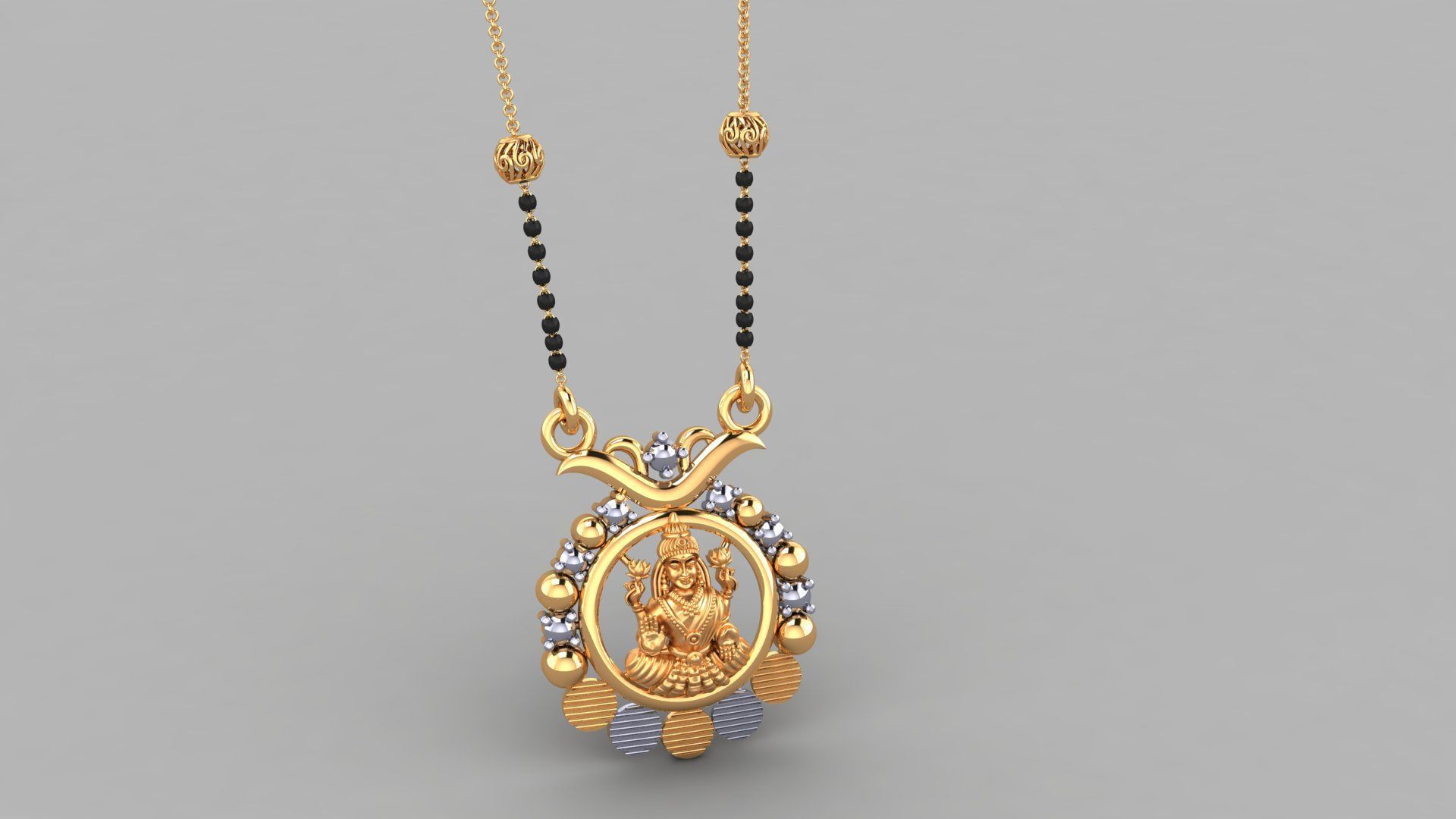 God Mangalsutra Collection STL  3DM Files Available 3D print model_5