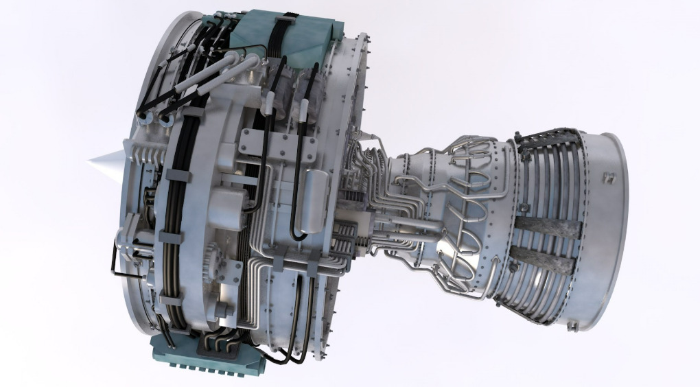 Aircraft Engine 3D model_12