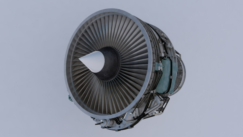 Aircraft Engine 3D model_10