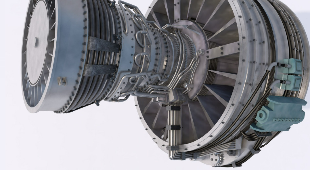 Aircraft Engine 3D model_6