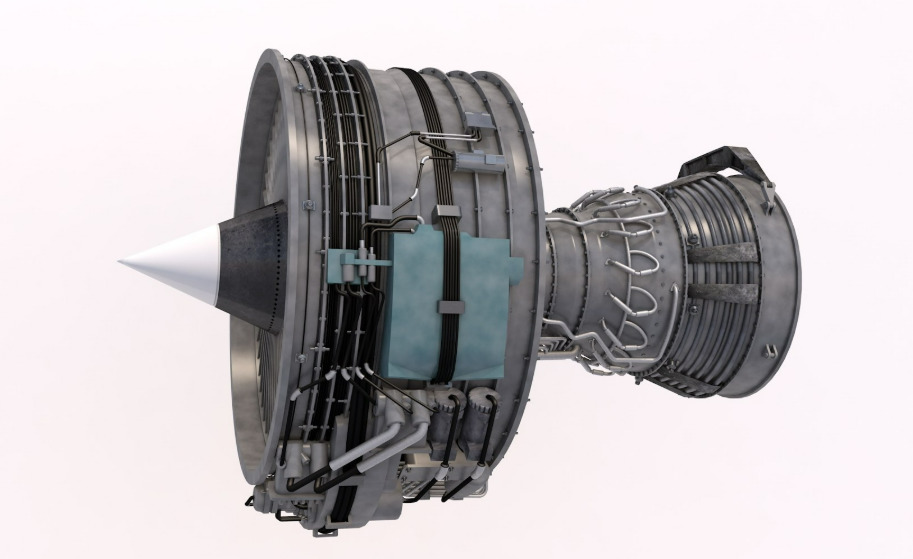 Aircraft Engine 3D model_4
