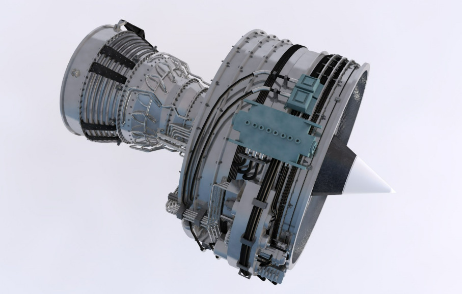 Aircraft Engine 3D model_16