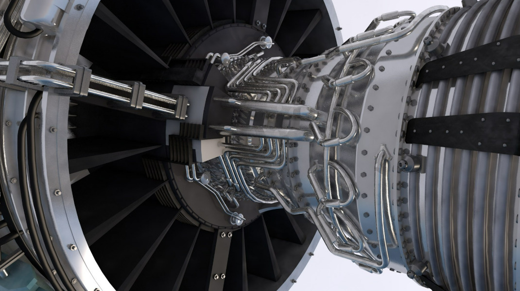 Aircraft Engine 3D model_9