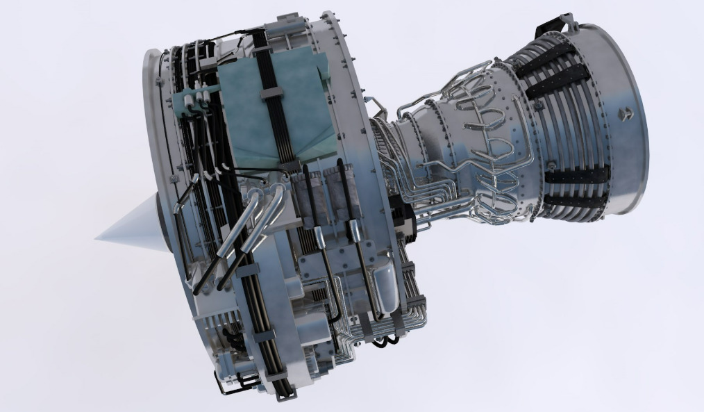 Aircraft Engine 3D model_14