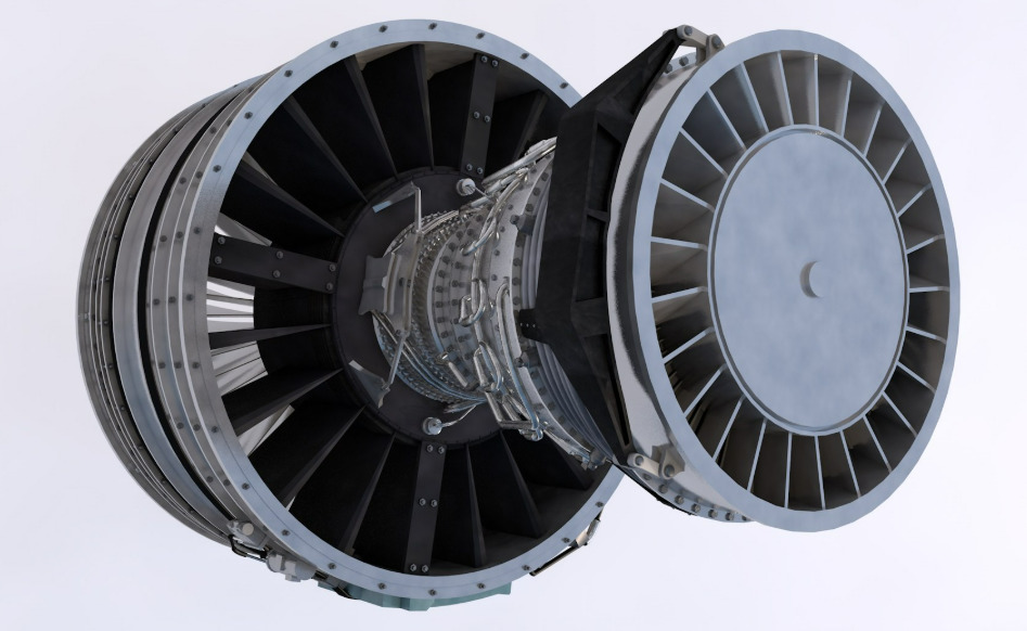 Aircraft Engine 3D model_7