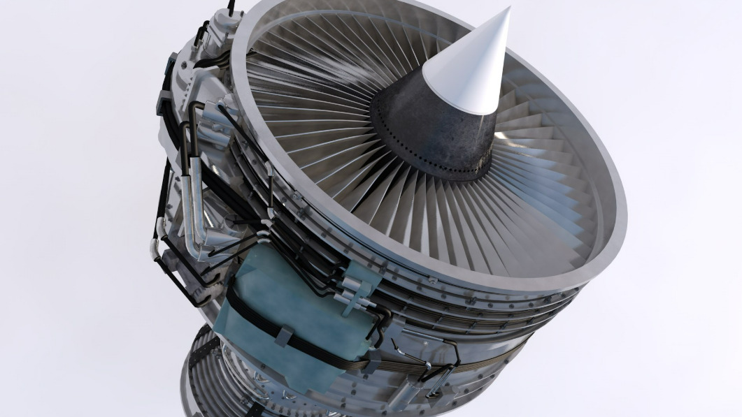 Aircraft Engine 3D model_8