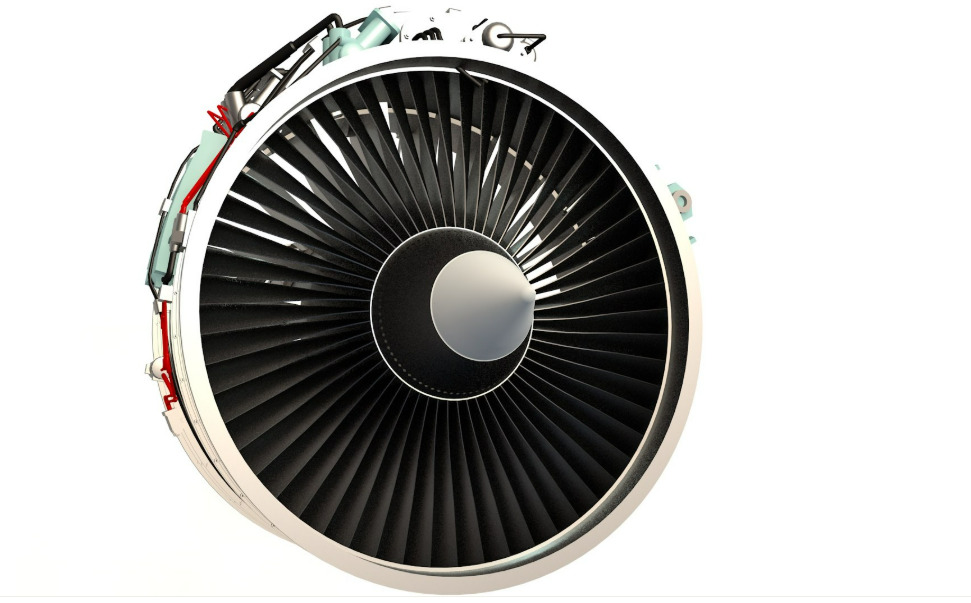 Aircraft Engine 3D model_17