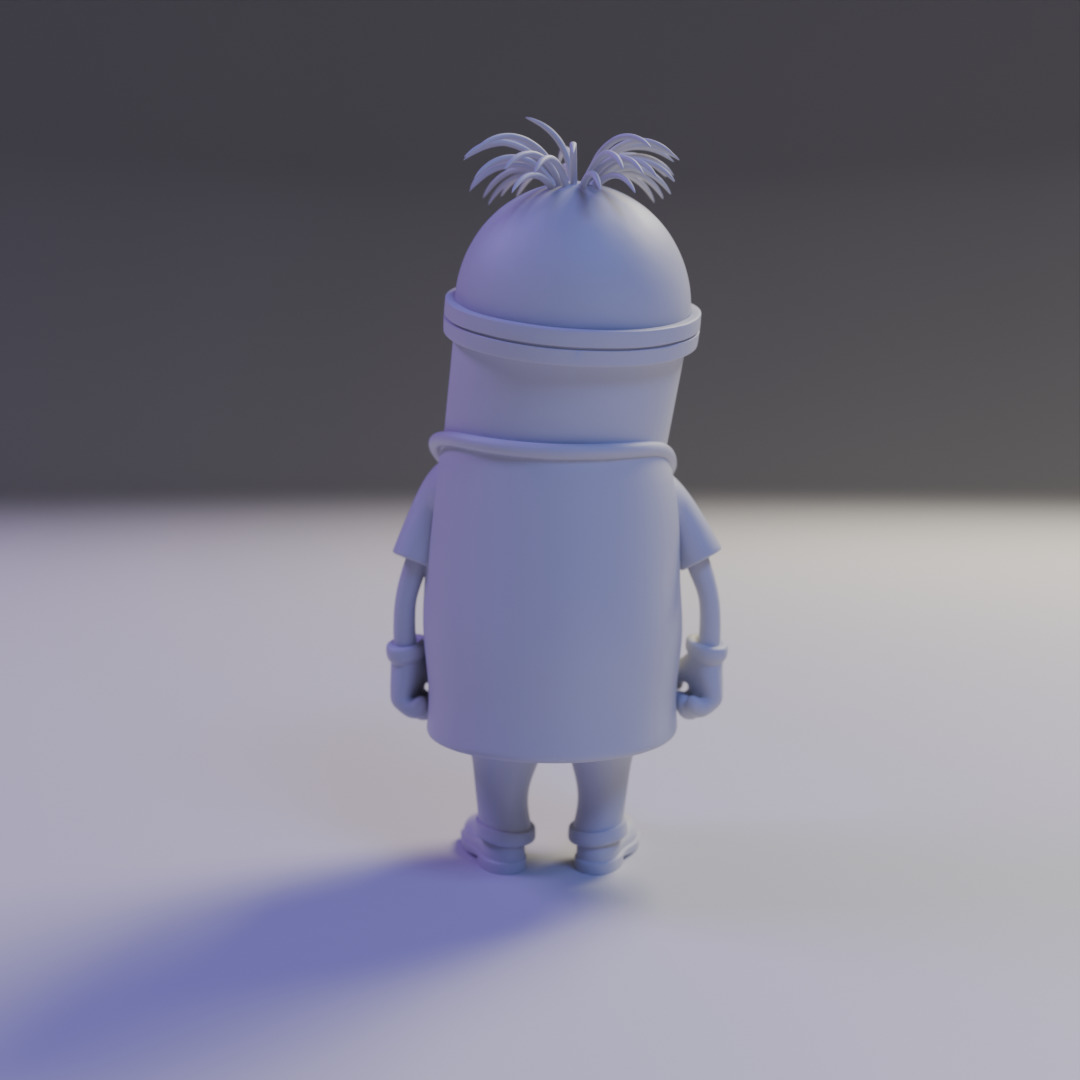 minion doctor 3D print model_6