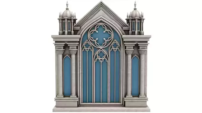 Gothic Window 3D model