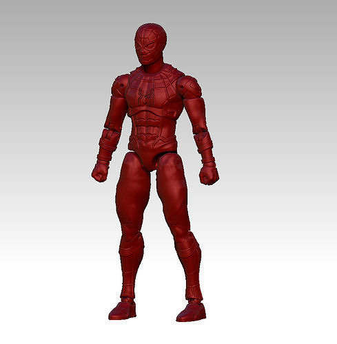 Spider-Man 13cm Action Figure articulated 3D print model