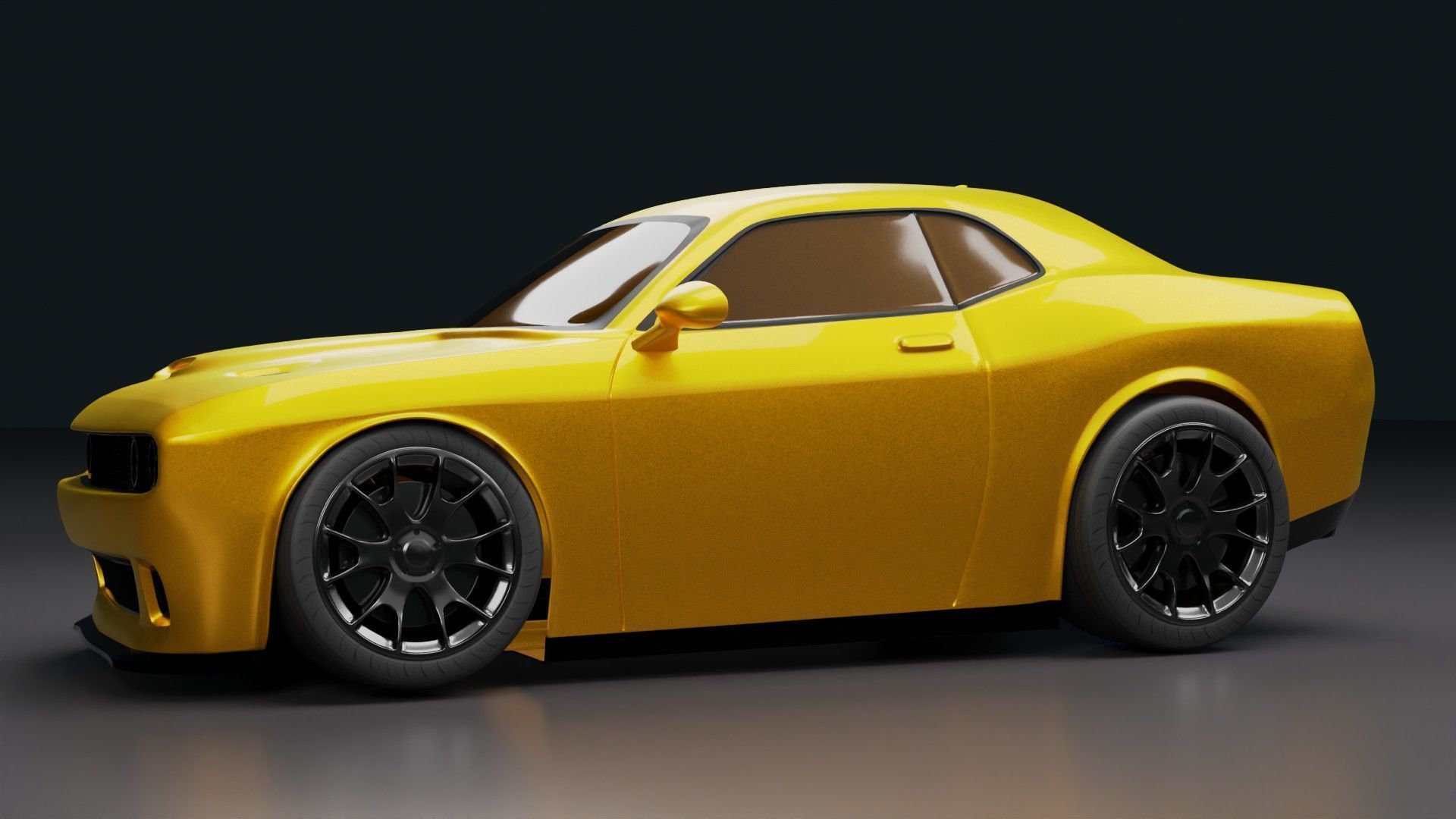 3D Print-Ready Dodge Hellcat Hotwheels Free 3D print model_1