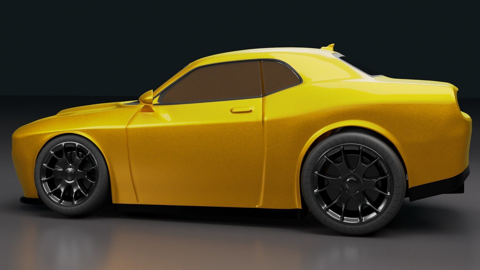 3D Print-Ready Dodge Hellcat Hotwheels Free 3D print model_5