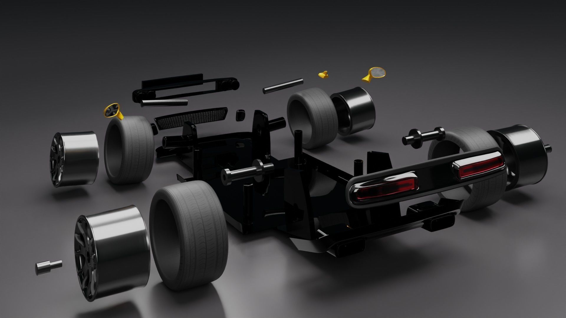 3D Print-Ready Dodge Hellcat Hotwheels Free 3D print model_9