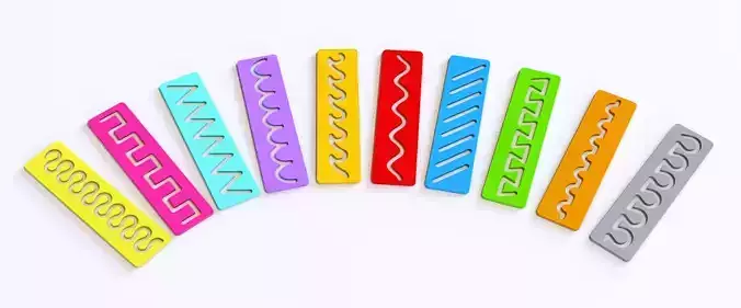 Regletas de pre - escritura 3D print model