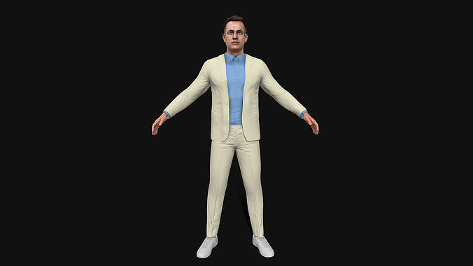 Tom Hanks Forrest Gump 3D model