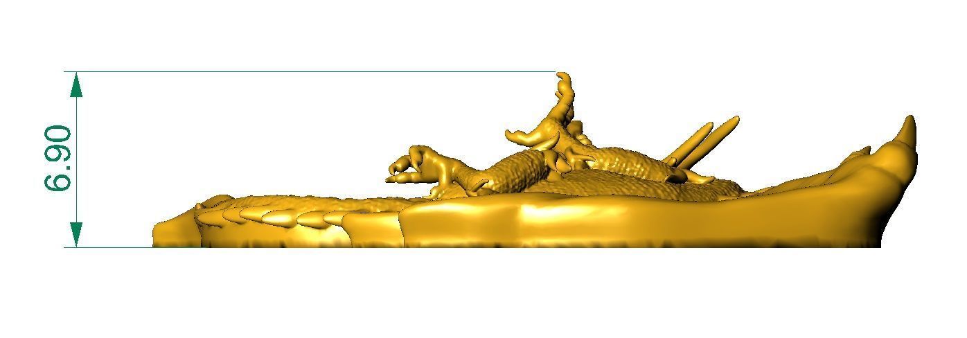 Dragon 3D print model_4