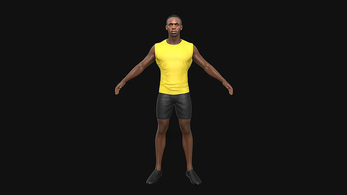 Usain Bolt 3D model