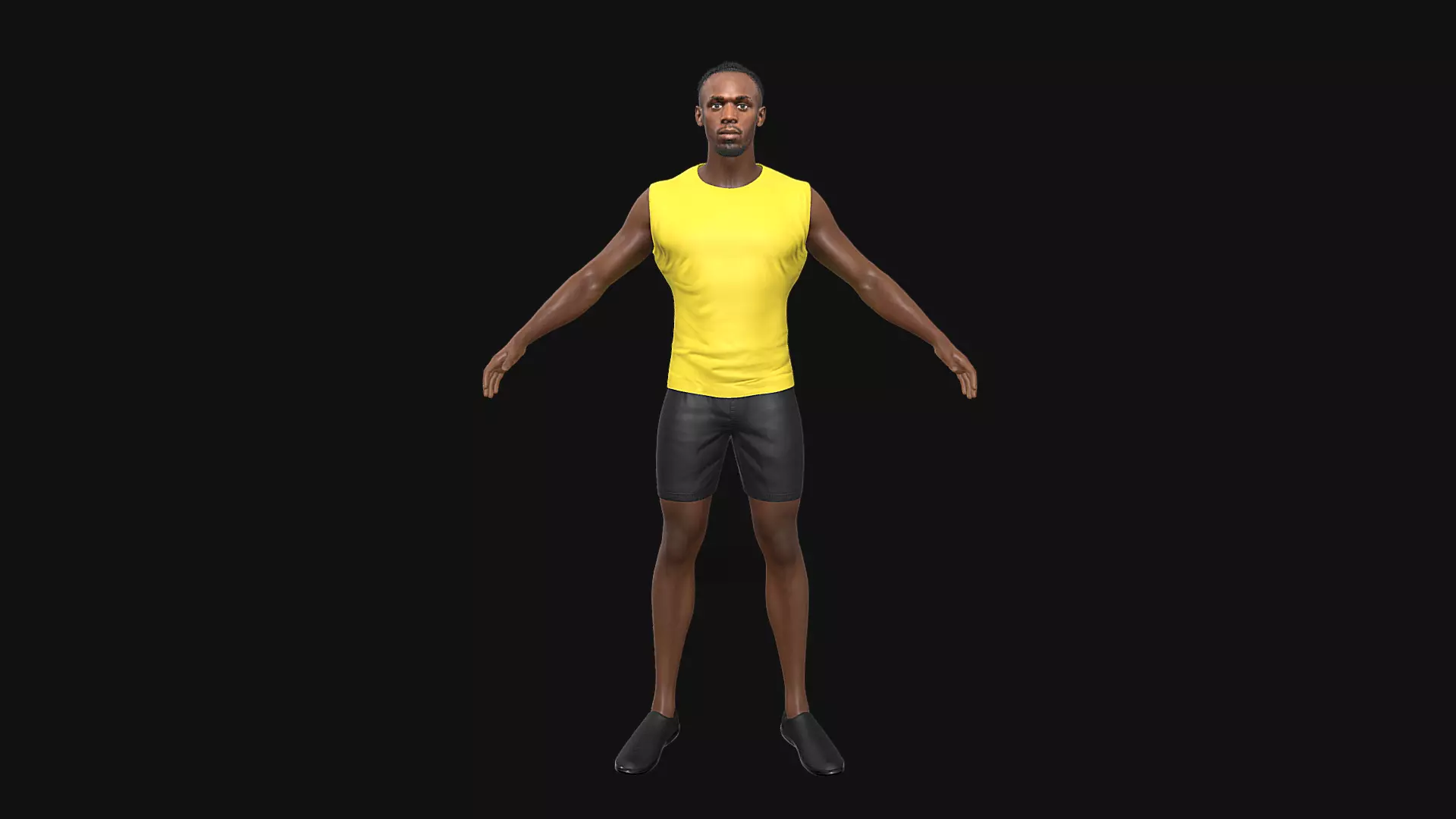 Usain Bolt 3D model_0
