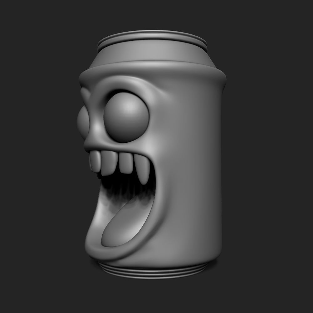 Can Monster 3D print model_1