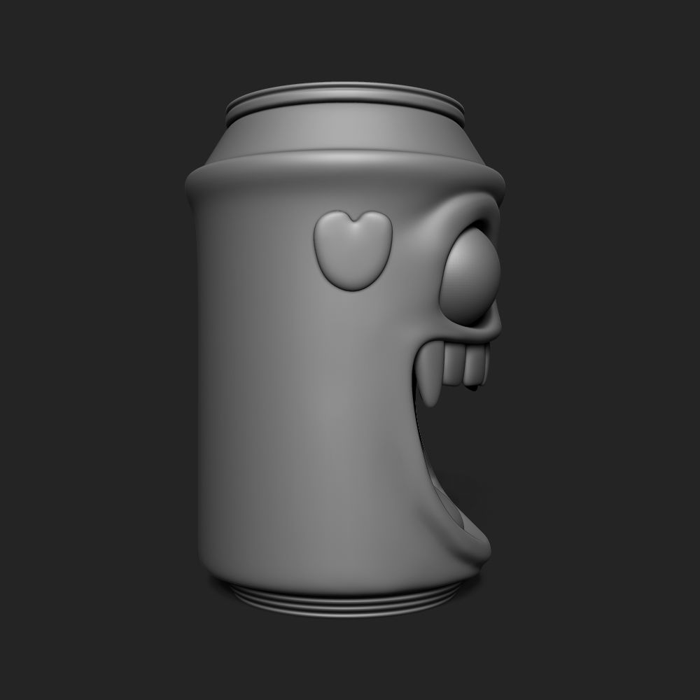 Can Monster 3D print model_4
