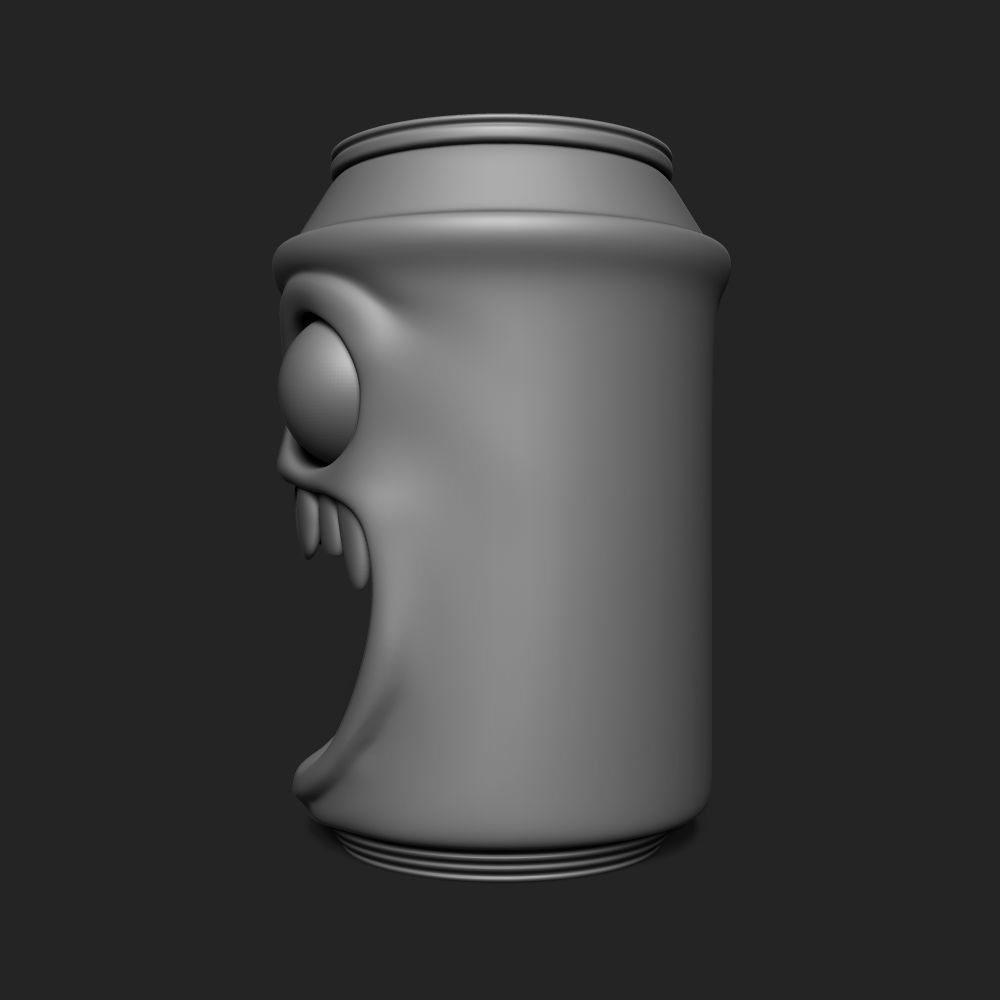 Can Monster 3D print model_2