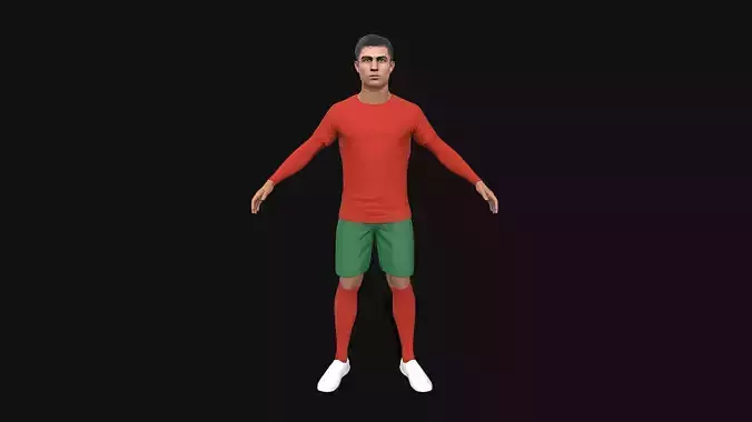 Cristiano Ronaldo 3D model