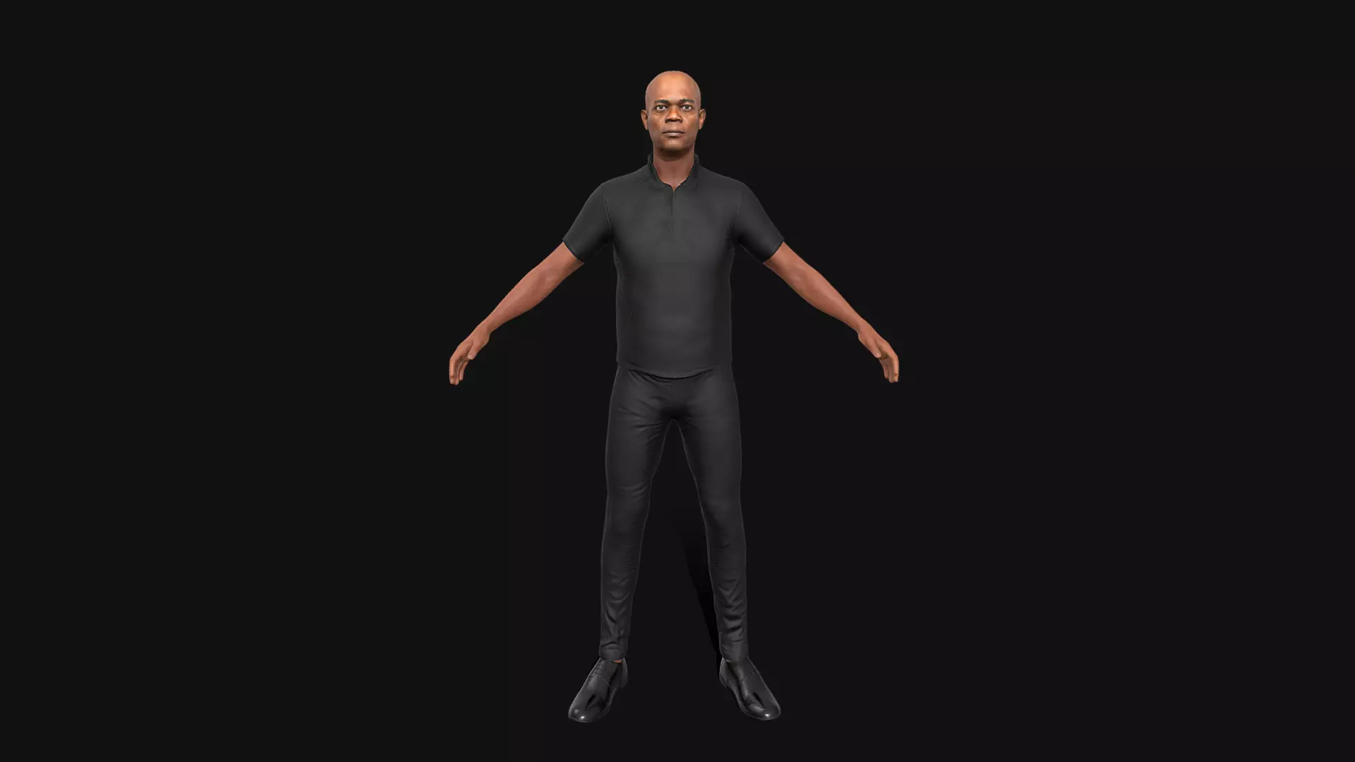 Samuel Jackson 3D model_0