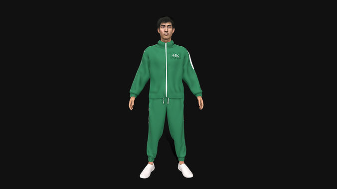 Player 456 Seong Gi-hun 3D model