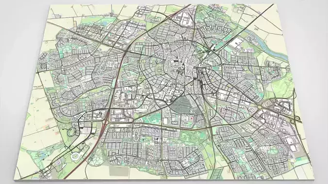 Cityscape Lund Sweden