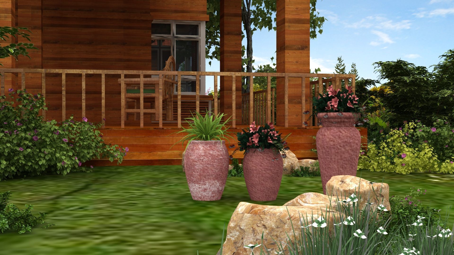 Village View 3D model_16